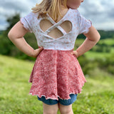 Schnittmuster *Little Sweet Heart Dress* #Herzkleid #Drehkleid #Herz-Rücken Gr. 74-176