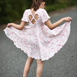 Schnittmuster *Little Sweet Heart Dress* #Herzkleid #Drehkleid #Herz-Rücken Gr. 74-176