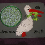 Stickdatei Set "Gib niemals auf"