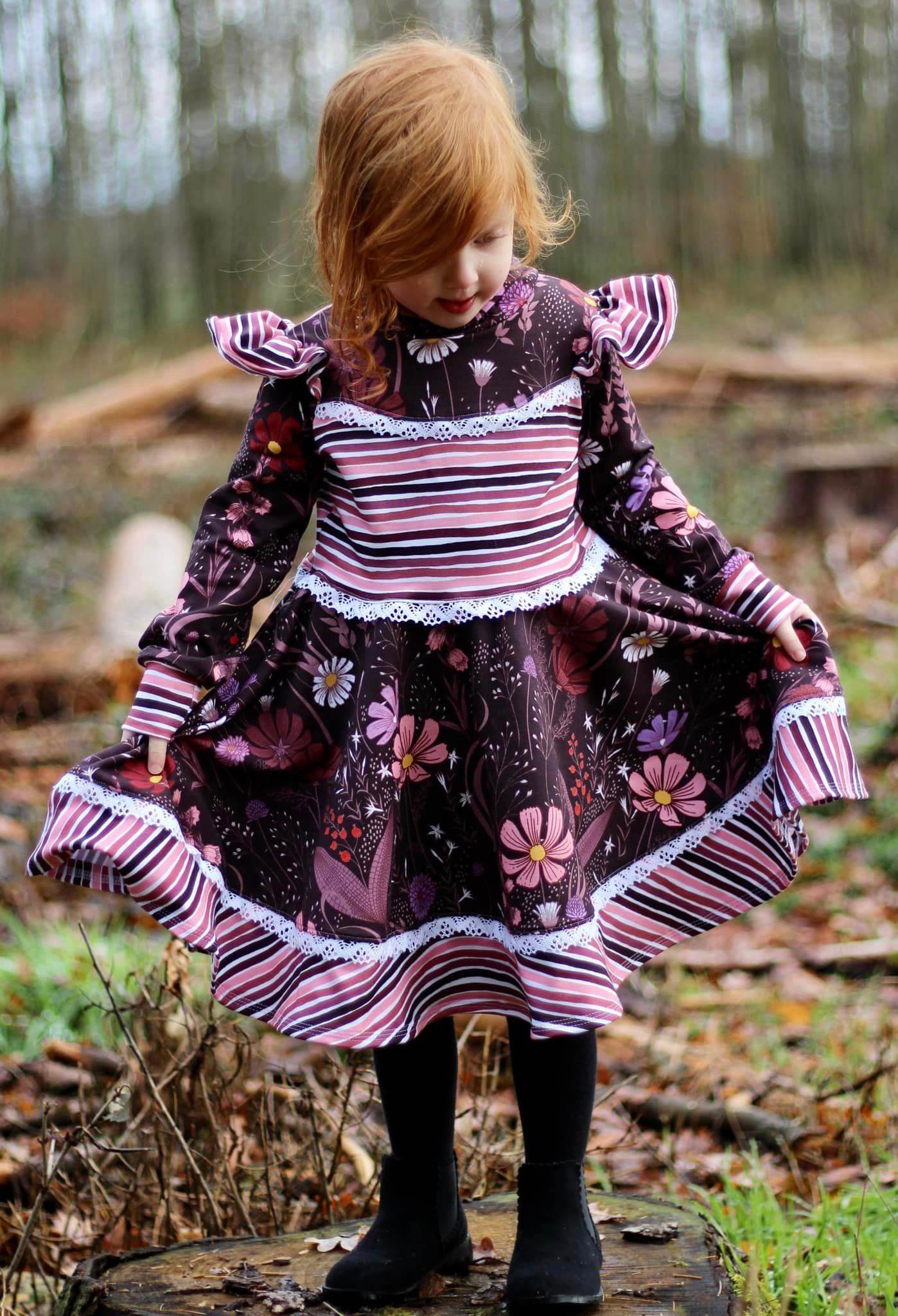 Schnittmuster Kleid Alianda Gr. 80 bis 152 - Sewando