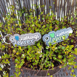 Stickdatei Anhänger - Set "Beste/r Lehrer/in" & "Lieblingslehrer/in"