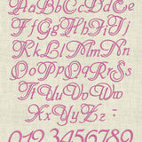 Stickdatei Schrift ca.25 mm Buchstaben Set 721 - Sewando