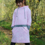 Schnittmuster Hoodie/Hoodiekleid mini JULIETA 86/92-158/164 : - Sewando