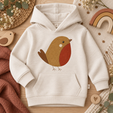 Stickdatei Doodle Applikation - little Robin - 4 Größen - 8 Formate