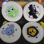 Stickdatei - Tier Buttons (20 Tiere) - Sewando