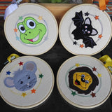Stickdatei - Tier Buttons (20 Tiere) - Sewando