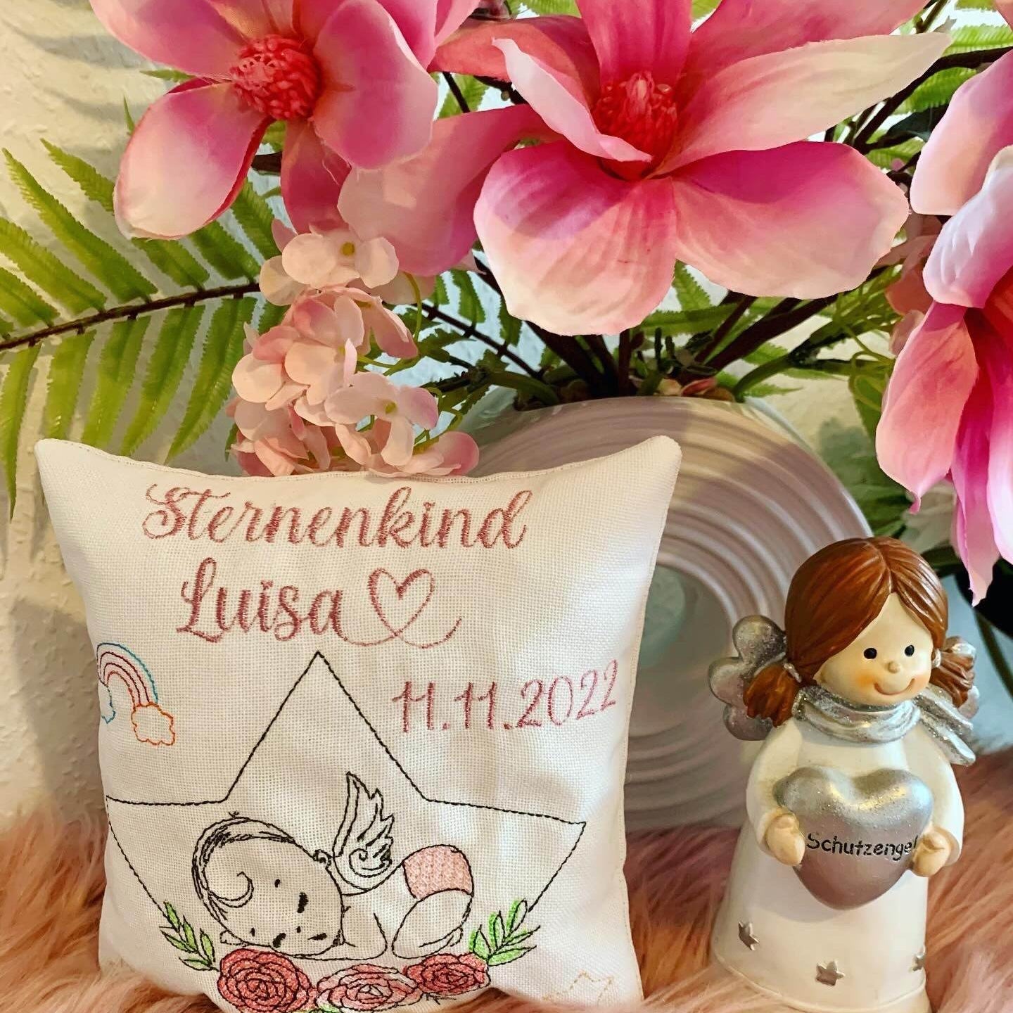 Stickdatei Sternenkind, Engel, Baby mit Flügel Set 944 - Sewando