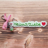 Stickdatei - Anhänger "Heimatliebe" mit Herz