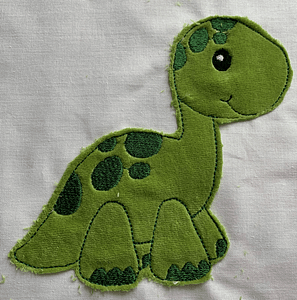 Stickdatei Doodle Dinosaurier Applikation 3 Größen Set 732 - Sewando