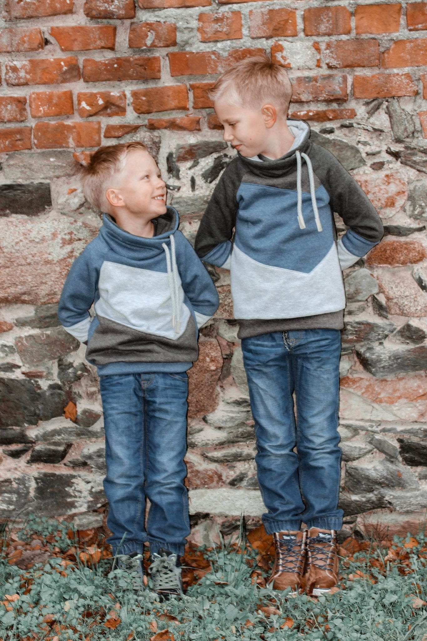 Schnittmuster Hoodie/Hoodiekleid mini JULIETA 86/92-158/164 : - Sewando
