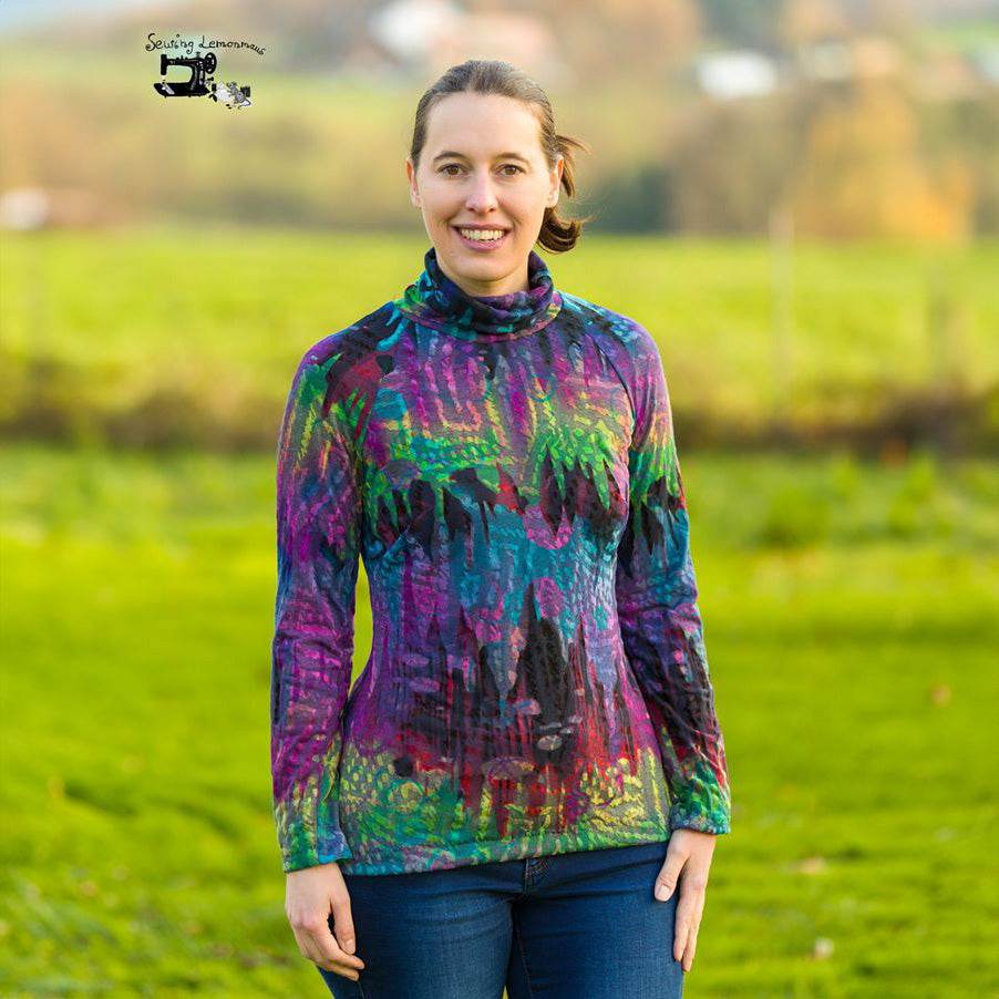 Schnittmuster Raglanshirt Pilvi – Damen – Größen 32 – 60 - Sewando