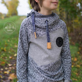 Schnittmuster Hoodie/Hoodiekleid mini JULIETA 86/92-158/164 : - Sewando