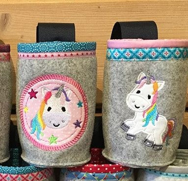 Stickdatei Einhorn Füllstich und Applikation - Sewando