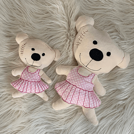 Stickdatei Ballerina Teddy In the Hoop Set 751 - Sewando