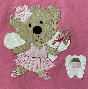 Stickdatei Doodle Teddy Elfe Zahn Fee Milchzahn Set 751 - Sewando