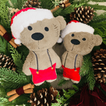 Stickdatei Teddy Weihnachtmann Set 752 - Sewando