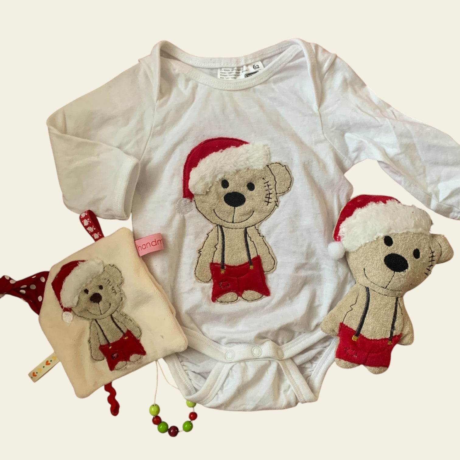 Stickdatei Weihnachten Teddy Set 752 Geschenkset - Sewando