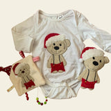 Stickdatei Weihnachten Teddy Set 752 Geschenkset - Sewando