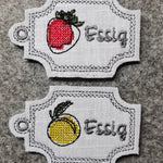 Stickdatei - Einmach-Schilder - Sewando
