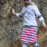 Schnittmuster Hoodie/Hoodiekleid mini JULIETA 86/92-158/164 : - Sewando