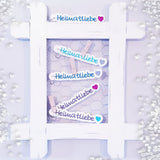Stickdatei - Anhänger "Heimatliebe" mit Herz