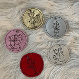Stickdatei Weihnachten Strichmännchen Geschenkanhänger Set 759 - Sewando