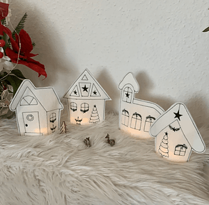 Stickdatei Winterdorf Set 2 Set 768 10x10 - Sewando