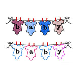 Stickdatei Babybody Wäscheleine - Sewando
