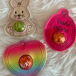 Stickdatei für Schoki Ostern Osterei Herz Hase Blume Vogel 787/3 - Sewando