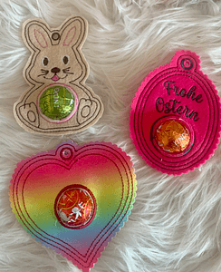 Stickdatei für Schoki Ostern Osterei Herz Hase Blume Vogel 787/3 - Sewando
