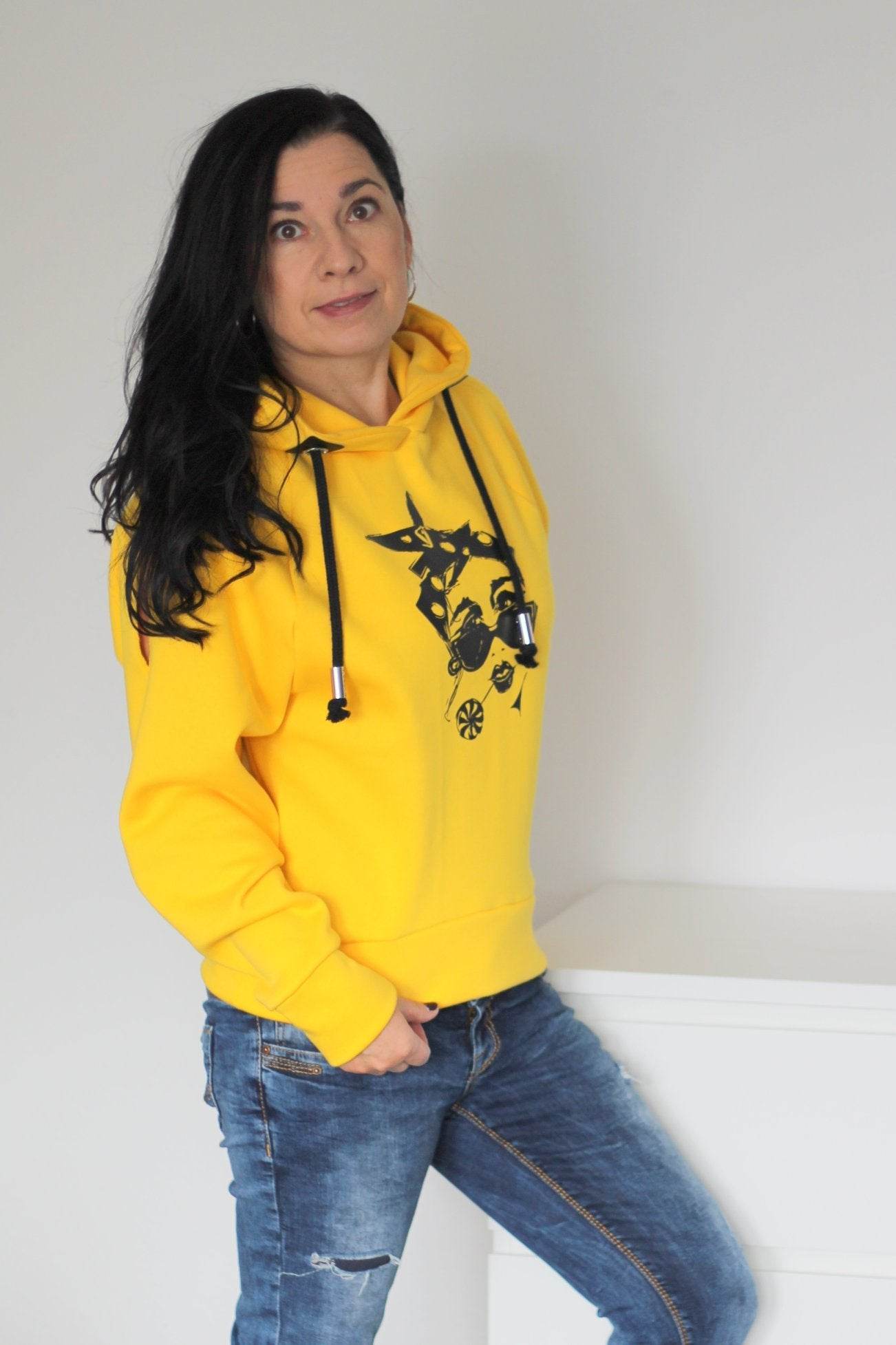 Schnittmuster Oversize Hoodie LIDO Gr. 34-52 : - Sewando