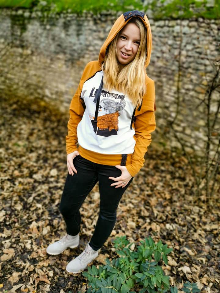 Schnittmuster Oversize Hoodie LIDO Gr. 34-52 : - Sewando