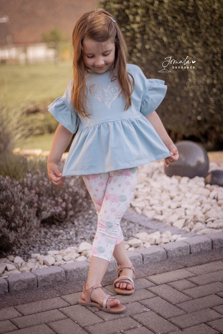 RUFFLE SWEATER LINA 80-164 - Sewando