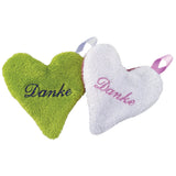 Stickdatei Herz ITH Danke - Rahmen 13 cm x 18 cm, Danke, Herz - Sewando