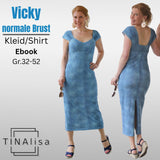 Vicky Kleid-Shirt normale Brust Gr. 32 - 52