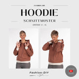 E-Book und Schnittmuster | Hoodie S-XL - Sewando