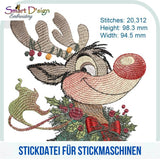 STICKDATEI - FREUNDLICHER DANCER RENTIER - Sewando