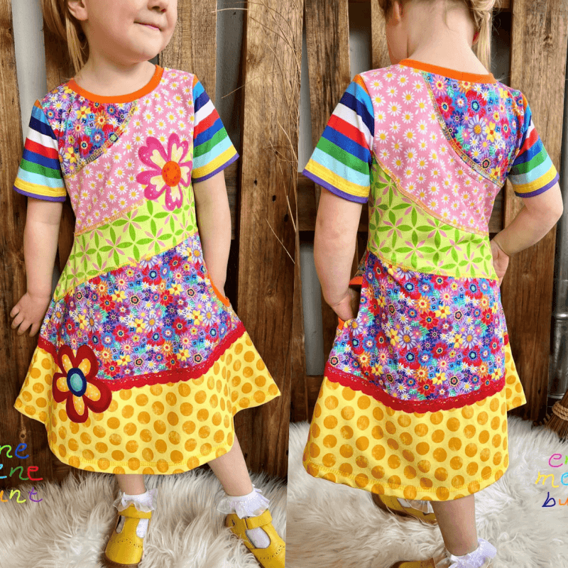 Schnittmuster Kleid Angel Gr. 80 bis 152 - Sewando