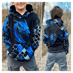 Schnittmuster Pullover Hoodie Bexx Gr. 80 bis 152 - Sewando