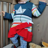 Schnittmuster Aya Pullover Kleid Gr. 80 bis 152 - Sewando