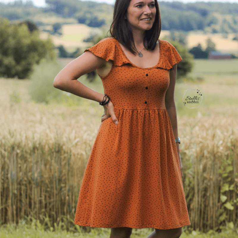 Schnittmuster Shirt & Kleid Kathrin Gr. 30 - 46 - Sewando