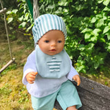 Stickdatei Puppenkleidung für Baby Puppe ca. 43cm Set 2550 - Sewando