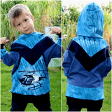 Schnittmuster Hoodie Brandon Gr. 80 bis 152 - Sewando