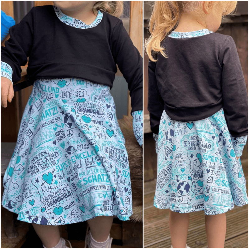 Schnittmuster Kleid Becky Gr. 80 bis 152 - Sewando