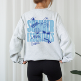 Plotterdatei „Summer Essentials“ mit Bikini, Sonnenbrille, Muschel, Sonnenhut, Sonne und sommerlichen Urlaubsmotiven als Backprint, SVG DXF PNG