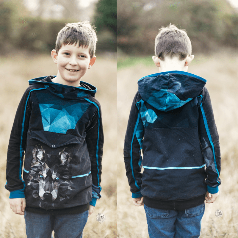 Schnittmuster Pullover Alex Gr. 80 bis 152 - Sewando