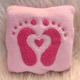 Stickdatei Babyfüsse 2 negative Applikation Set 2548 - Sewando