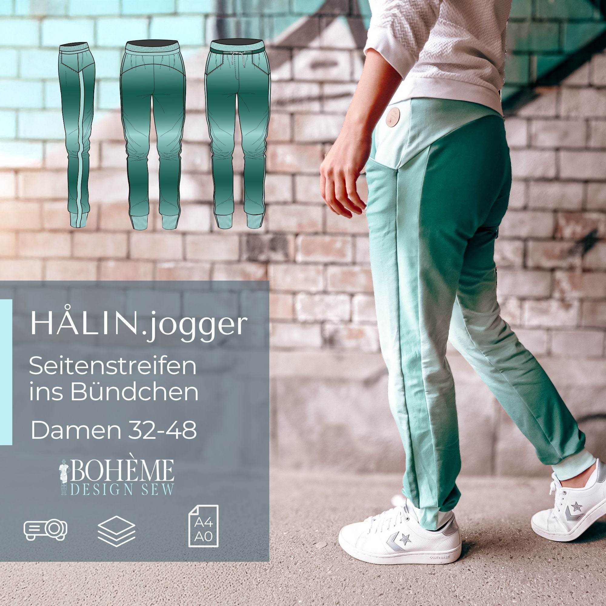 HÅLIN.jogger | Damen | 32-48 | Schnitt : - Sewando