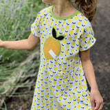 Schnittmuster timtom No.37 Sommershirt und -kleid mit "vorne-wie-hinten-Ausschnitt" Gr. 80-140