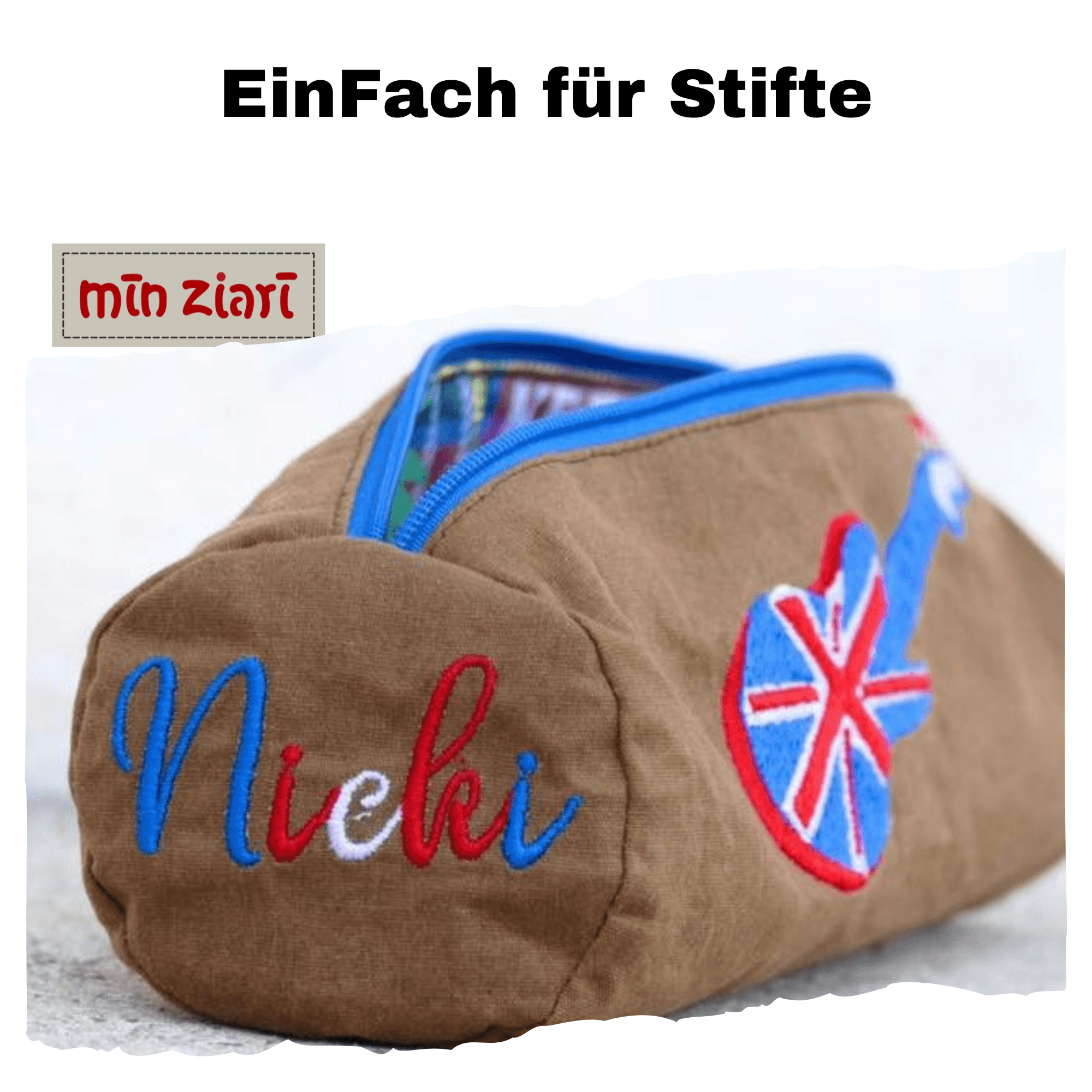Schnittmuster EinFach für Stifte - Schlampermäppchen - Sewando
